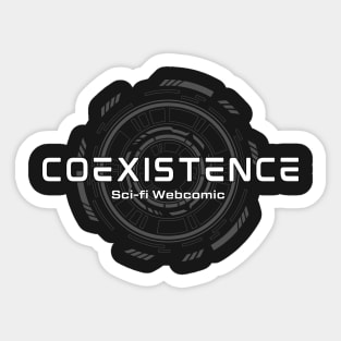 Tech Circle Coexistence logo White Sticker